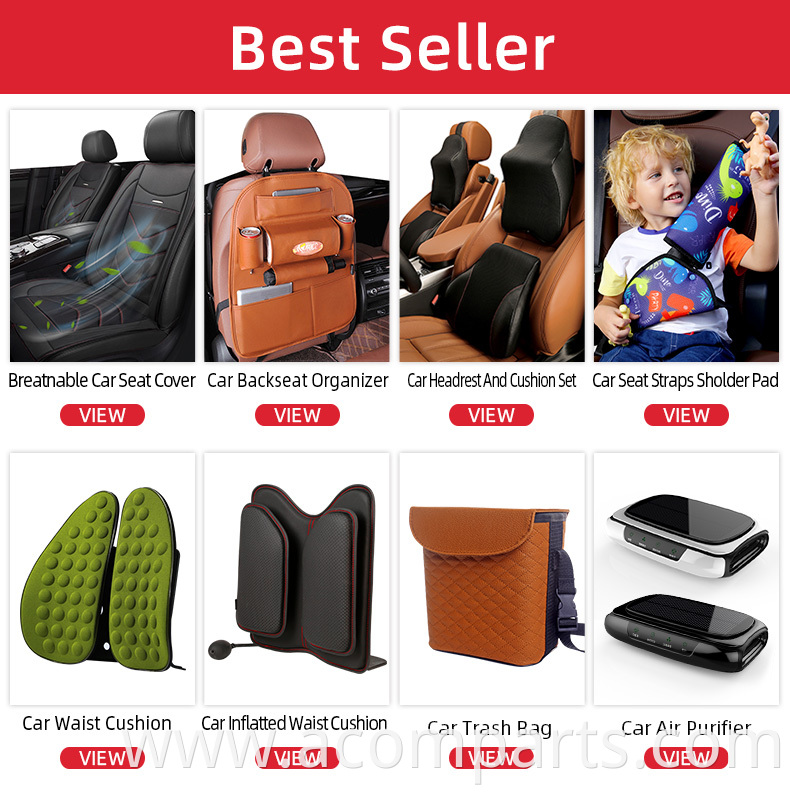 Custom car accessories ergonomic driver seat covers cushion car seat cover